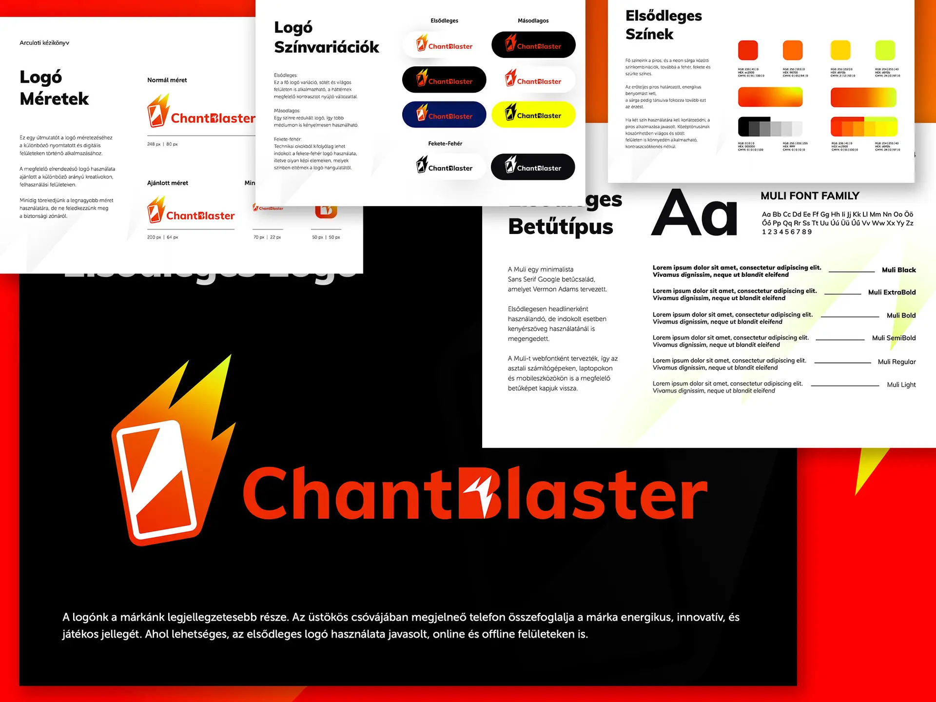 Chant Blaster Corporate Identity Design