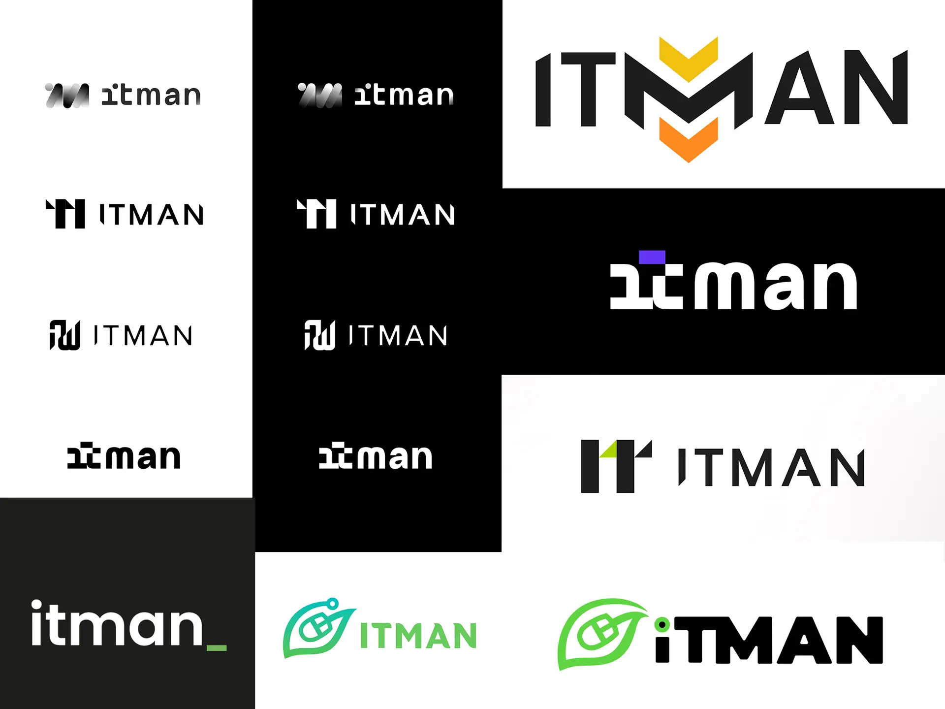 IT Man Corporate Logo Design